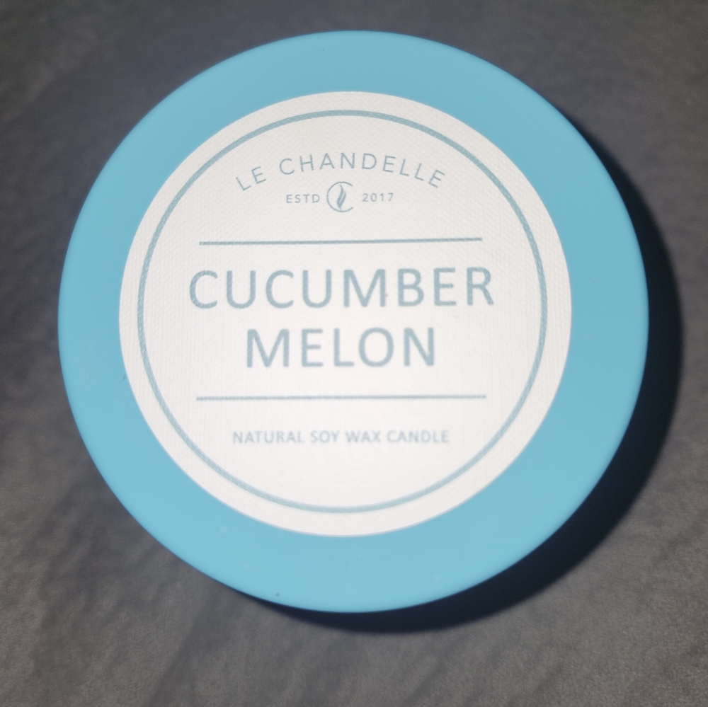 Cucumber Melon Candle - Blue FREE when Added To Any Bundle Of $20 Or More.